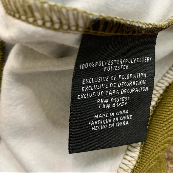 FORTNITE Dire Wolf Costume Zip Front Hoodie Olive Green Boys Large Age 10-12Y - Picture 8 of 11